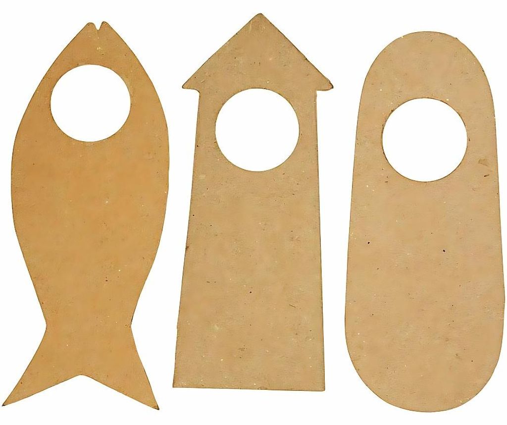 Creativ Company Türschild, Cappuccino, Kleiderbügel, 100 Produktbild 