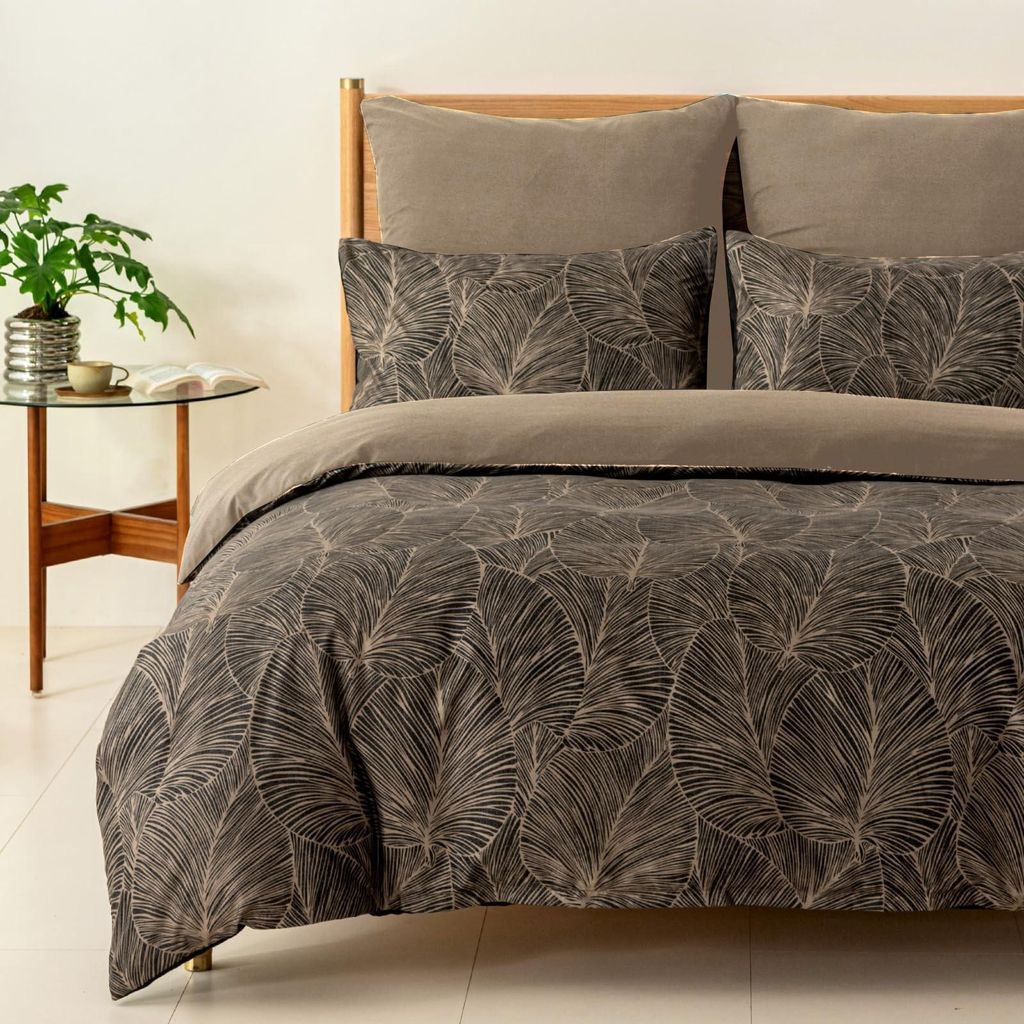 s Bettwäsche-Set für Doppelbett 260 x 240 cm mit Zweigen Produktbild 