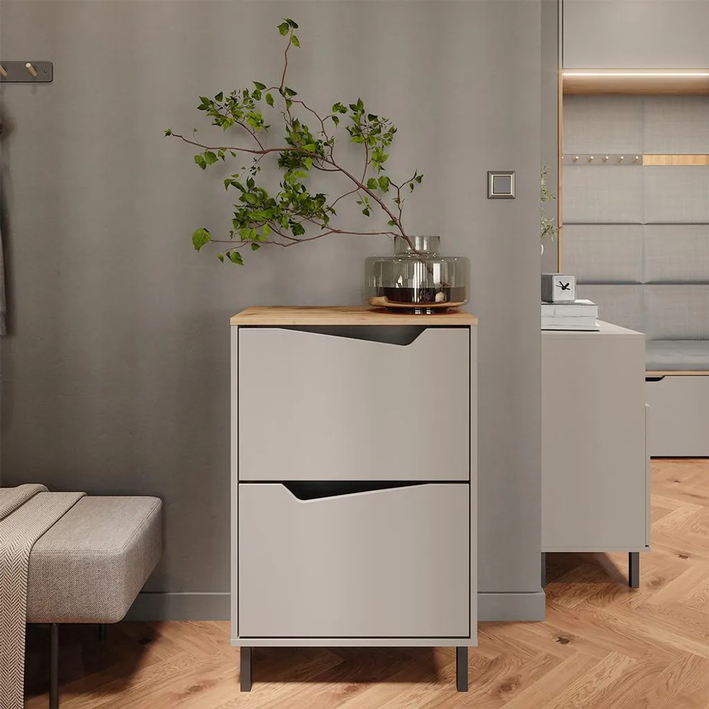 Scarpiera Vicco Marelle: il Fascino del Rovere per il Tuo Ingresso