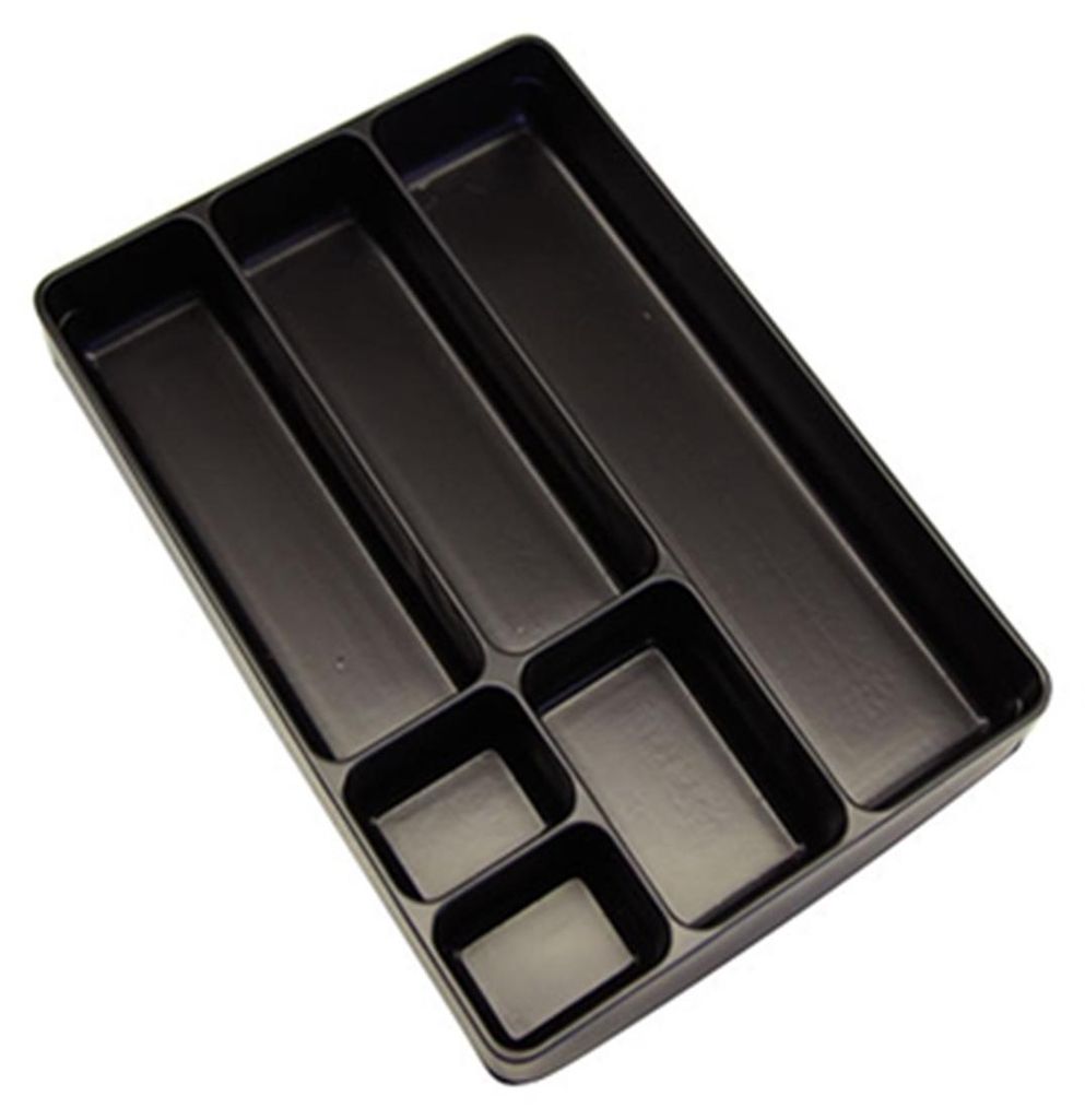 Einleger / Einteiler schwarz 6-fach Produktbild 
