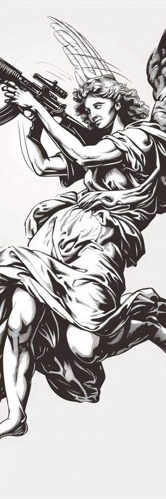 Plakat 30,5x91,5cm Engel des Krieges