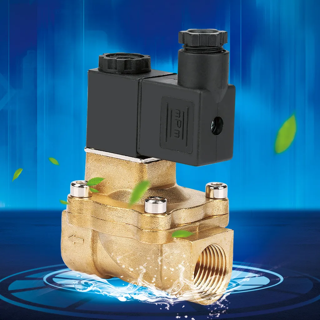 Électrovanne d'eau électrique normalement fermée DN20 pour circuit AC 220V - 6