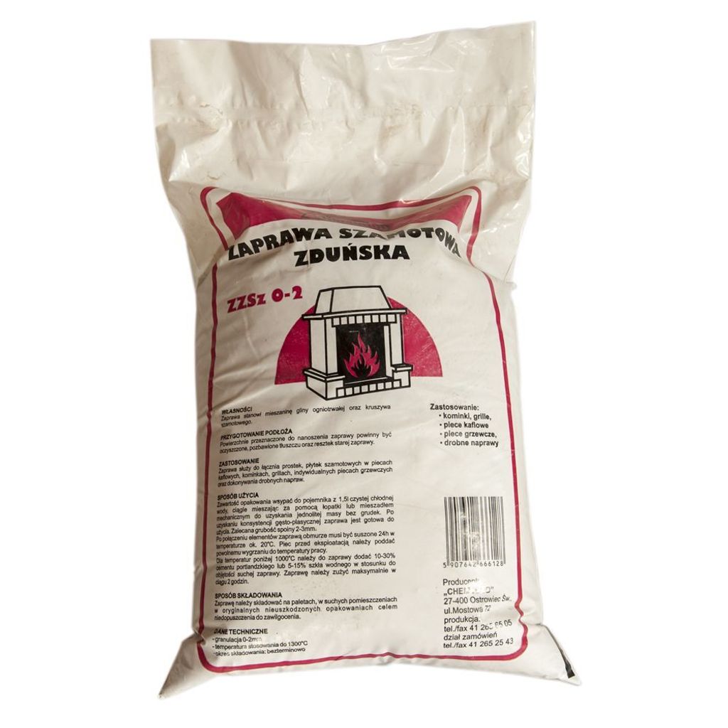 CHEMATEX mortier d'argile réfractaire 25 Kg Image du produit 