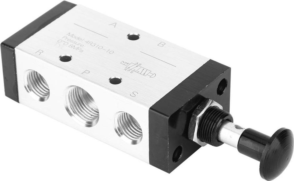 4R310-10 2-Positionen 5-Wege pneumatisches Magnetventil mit Handhebelbetätigung