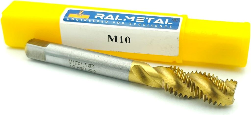 HSS-Co HSSE M10x1,5 H2 TiSiN DIN 376 Maschinengewindebohrer