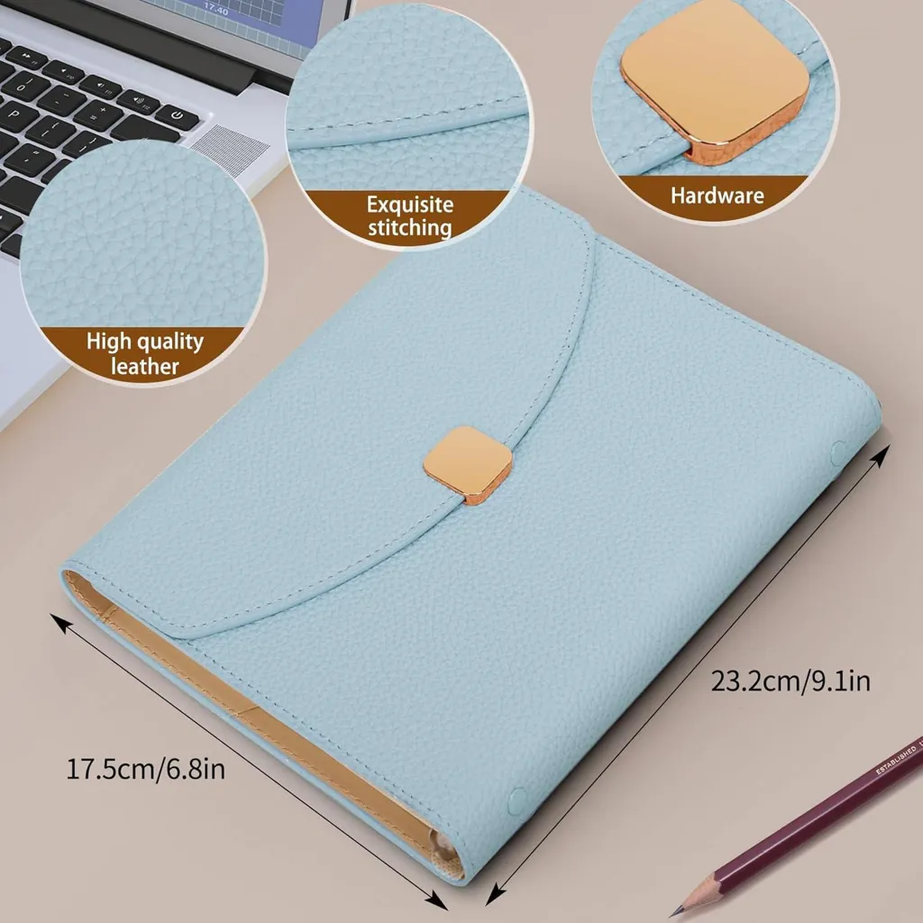 Carnet A5 Durable Vert : Ne Perdez Plus Vos Notes avec la Reliure FYY - 3