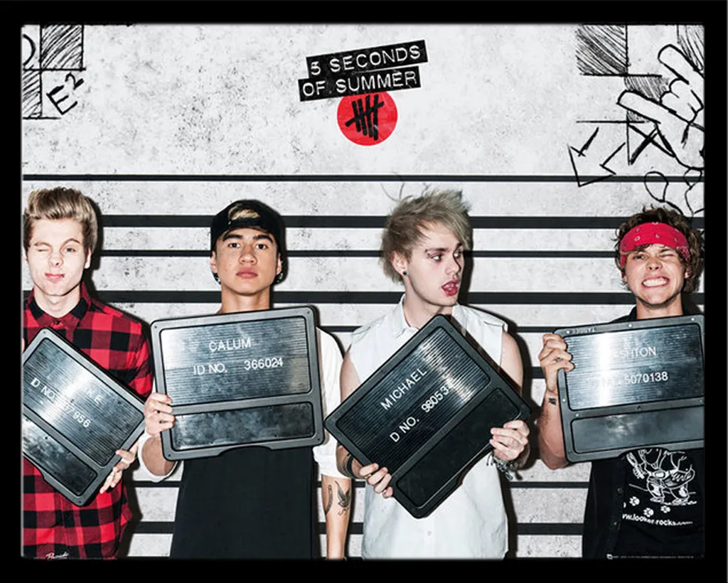 Poster 5 Seconds of Summer Good Girls con Cornice Shinsuke Nera