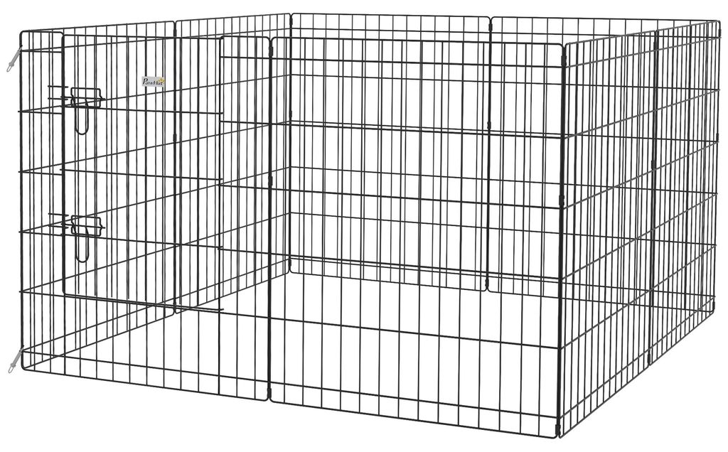 PawHut Puppyren, 76 cm hoog, 8-delig, zelfbouwsysteem voor Productafbeelding 