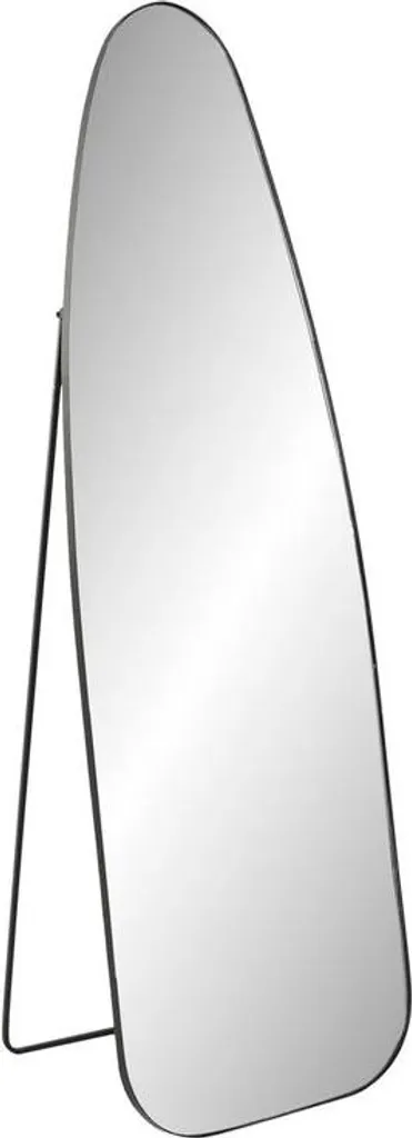 Miroir de Chambre sur Pied Noir 165cm - Idéal Dressing et Essayage