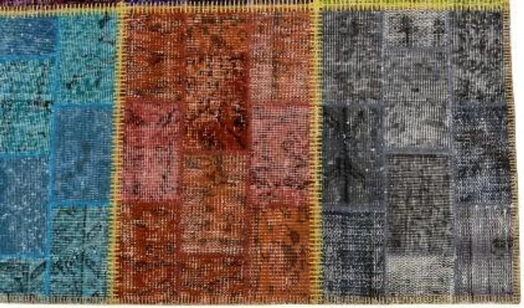 Tapis Patchwork Multicolore 160x240 cm - Grand Tapis de Salon Bohème - 3
