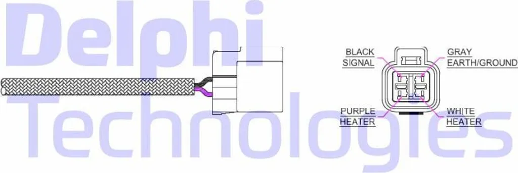 Sonde Lambda DELPHI avec Compatibilité OE pour Kia Rio et Hyundai Getz