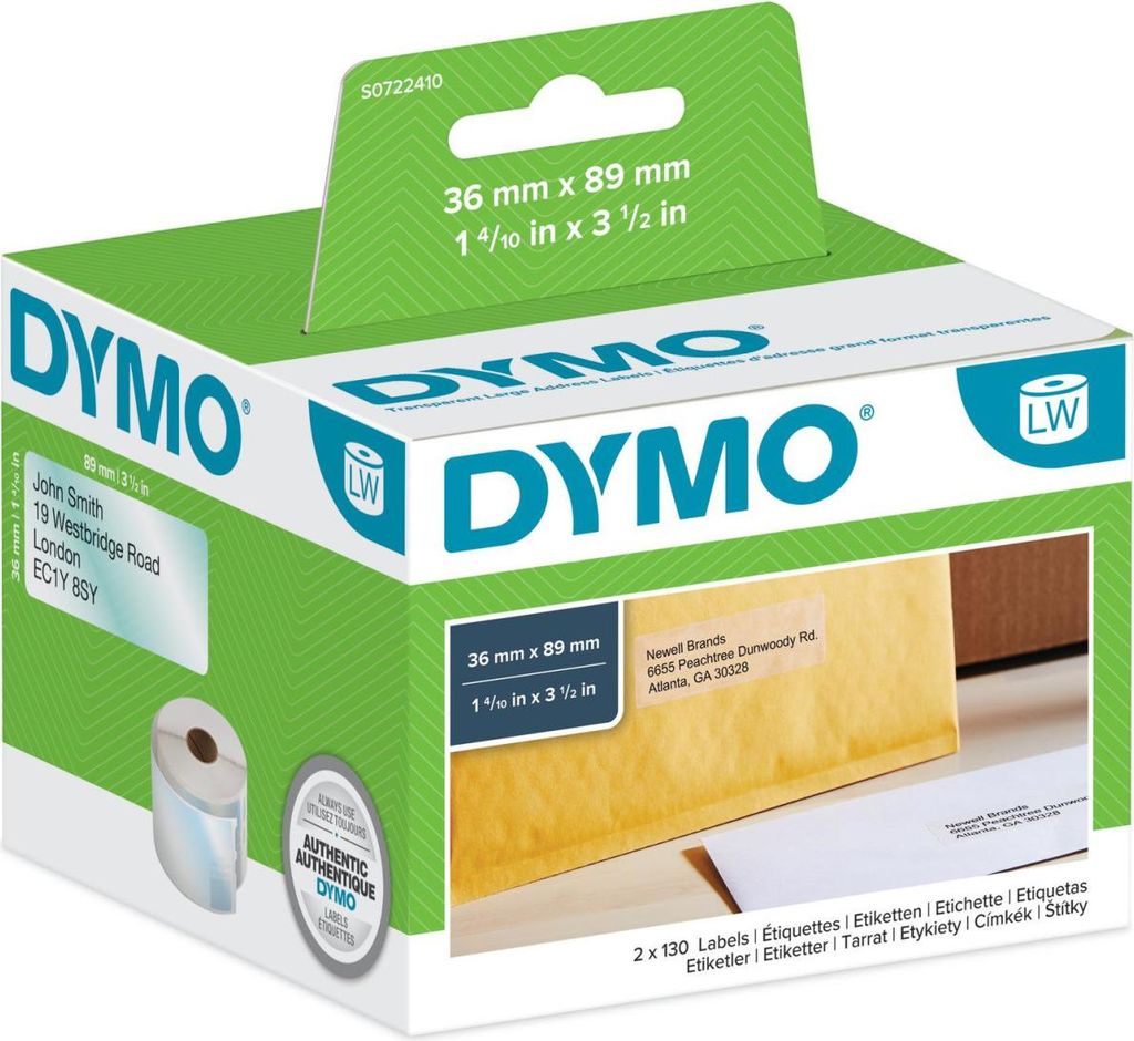 DYMO LW - Etichette indirizzi grandi - 36 x 89 mm - Immagine del prodotto 