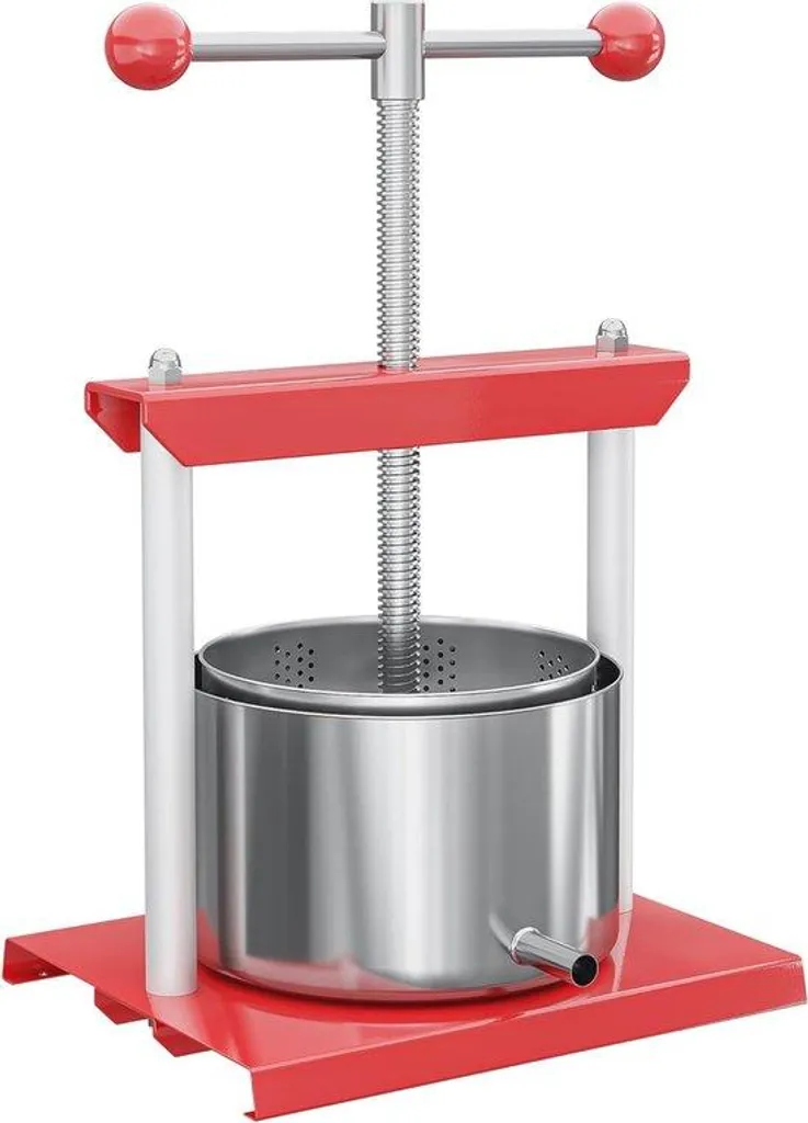 Presse-fruits manuel en acier inoxydable 3 litres pour baies et jus