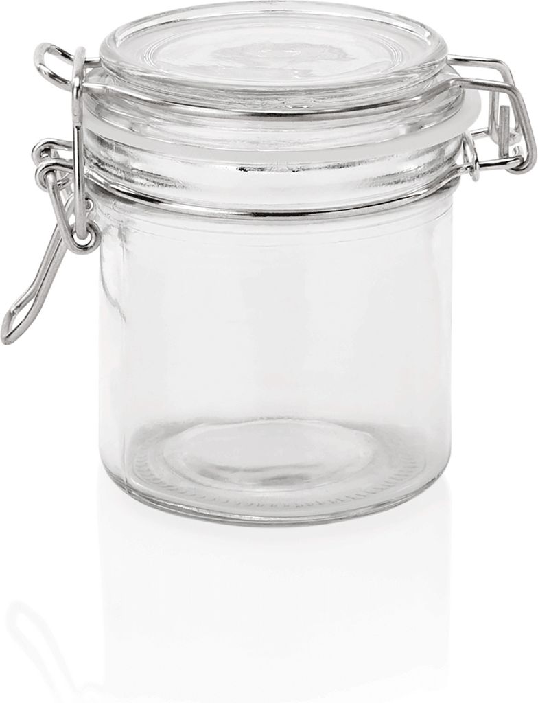 Bügelverschlussglas Deckel mit Dichtung 300 ml Einmachglas Ø 8,5 cm