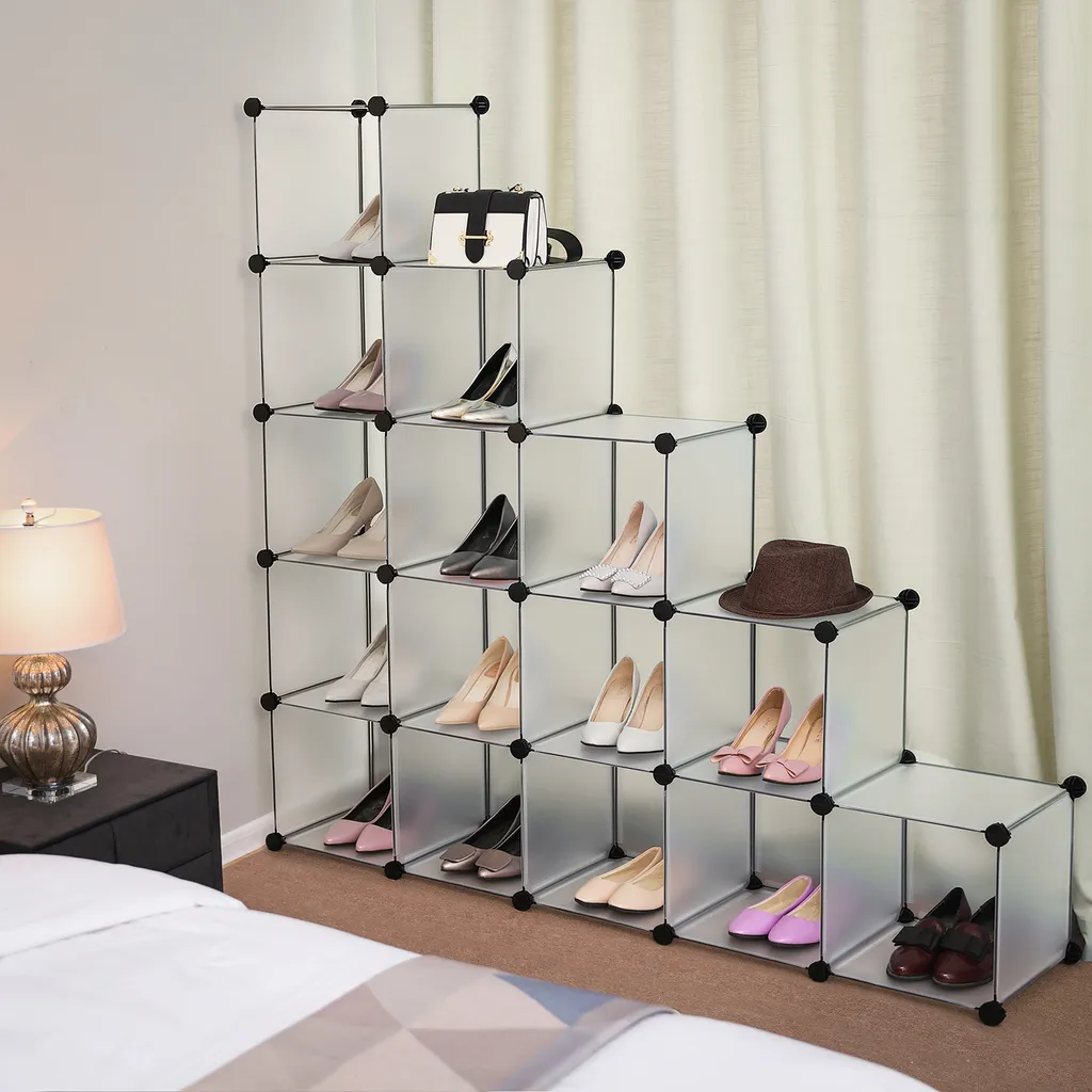 Rangement chaussures pour dressing et entrée gain de place 125cm