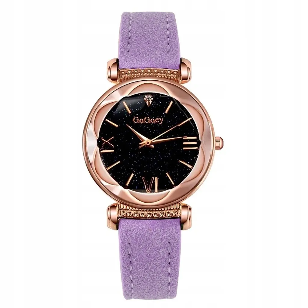 Regalo Donna: Orologio EQUESTRIAL Cosmic Suede Viola