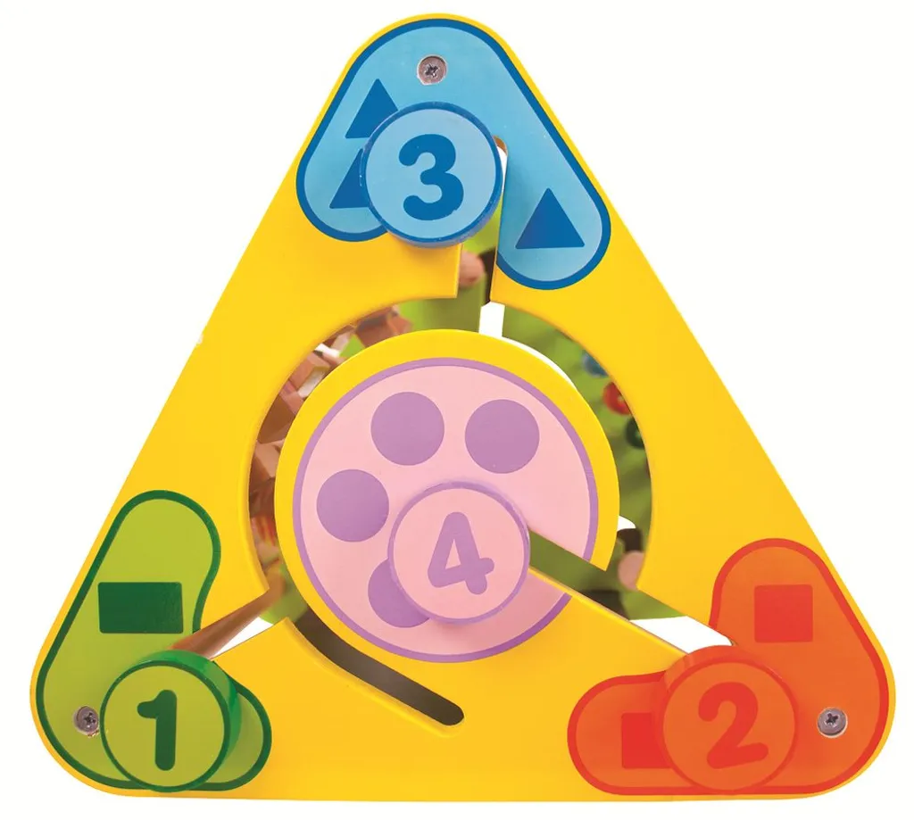 Triangle d'Éveil Alphabet Anglais Bigjigs Baby en Bois Durable - 9