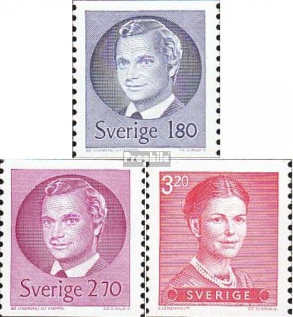 Briefmarken Schweden 1983 Mi 1243-1245 (kompl.Ausg.) postfrisch Freimarken