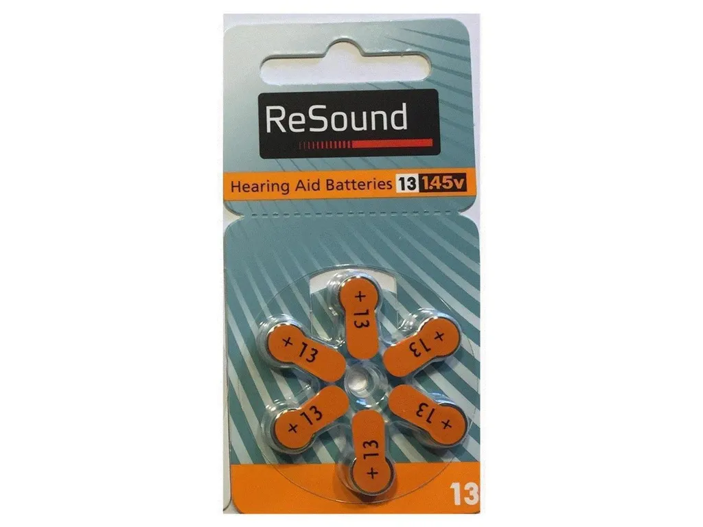Piles auditives GN ReSound 13 orange - Pack de 120 piles haute performance