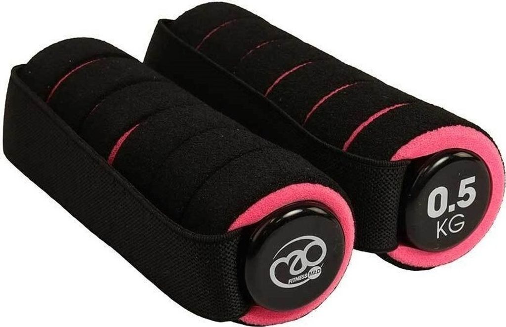 Fitness Mad - Hantel-Satz "Pro" MQ120 (0,5 kg) (Pink)