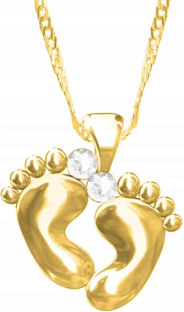 Collana Mamma con Piedino Oro S925 - Il Tuo Primo Amore in un Gioiello