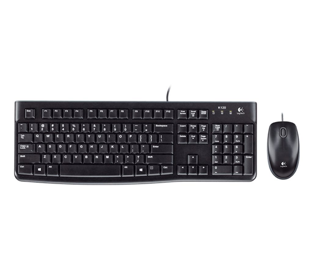 Logitech MK120 Combo Tastiera e Mouse con Filo per Windows, Immagine del prodotto 