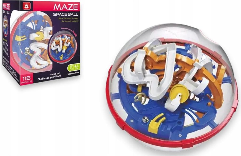 Space Ball 3D Labyrinth Puzzle Geschicklichkeitsspiel für Kinder Herausforderung
