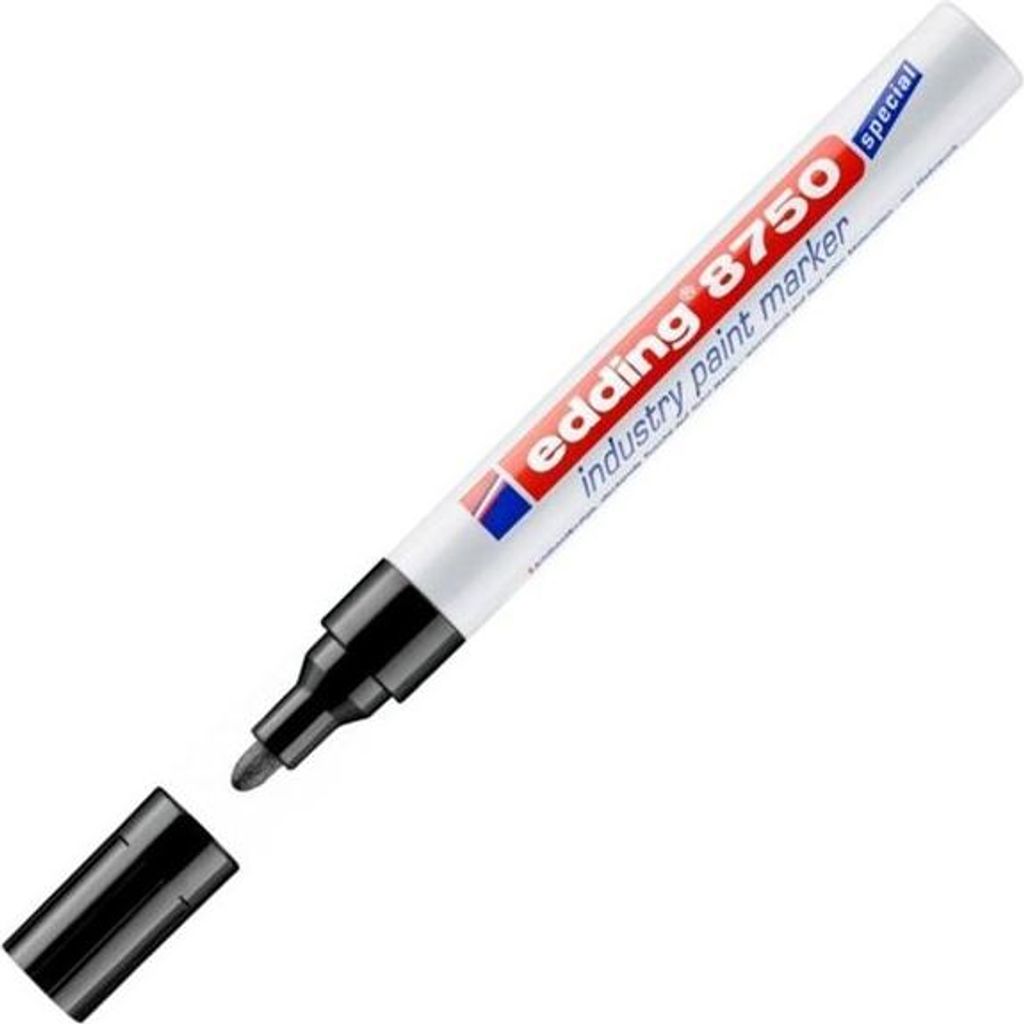 Edding 8750-1, 1 kusů, Černá, Jemný hrot, 2 mm, 4 mm, Obrázek produktu 