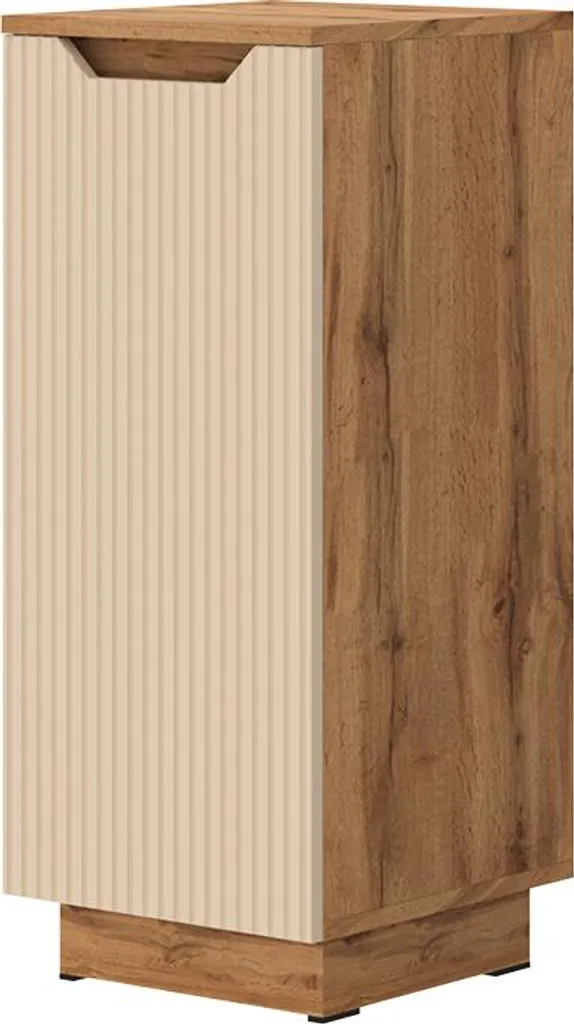 Mobiletto Bagno Vicco Lotta: Stile Scandi-Chic Rovere e Cashmere
