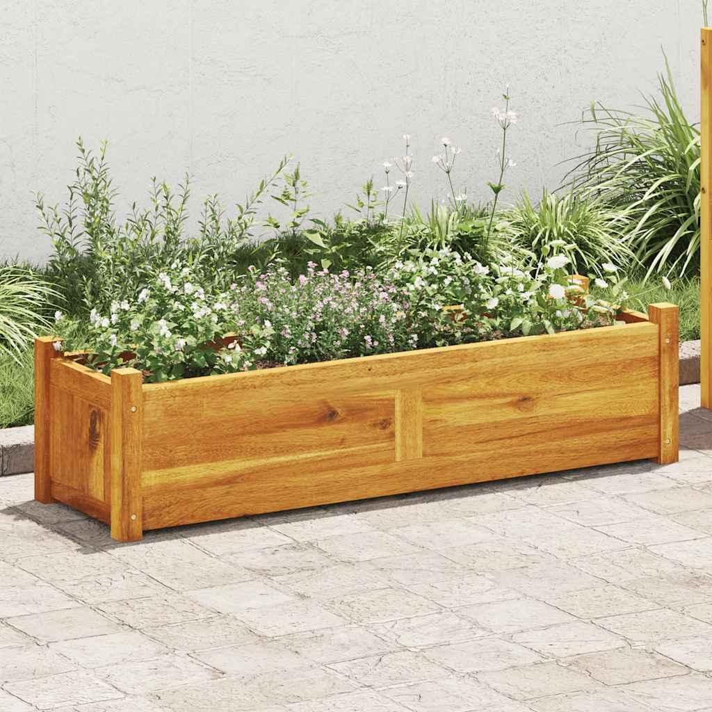 vidaXL Tuinverhoger, acaciahout, 100x30x25 cm Productafbeelding 