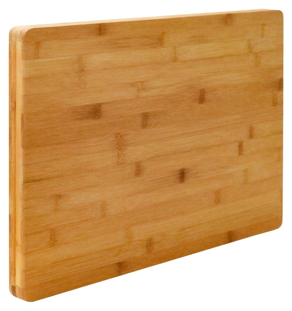 3 cm dickes XL Schneidebrett 50x35cm Bambus Holz Produktbild 