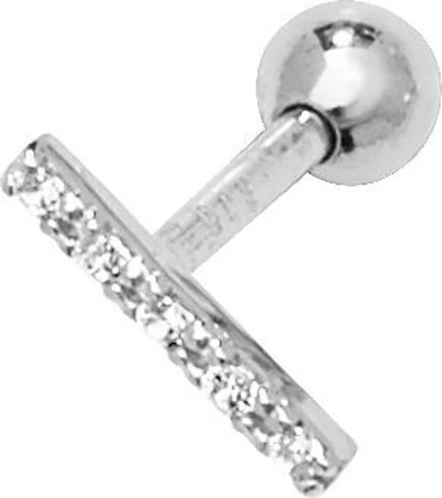 Clou d'oreille cartilage unique Femme Or Blanc 375/1000 TRS258869KW 8mm