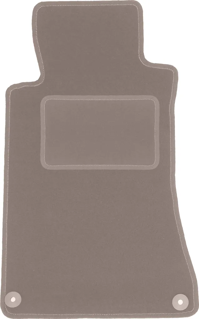 Tappeto Guida Beige Mercedes W203 2000-2008 Velluto Alta Qualità
