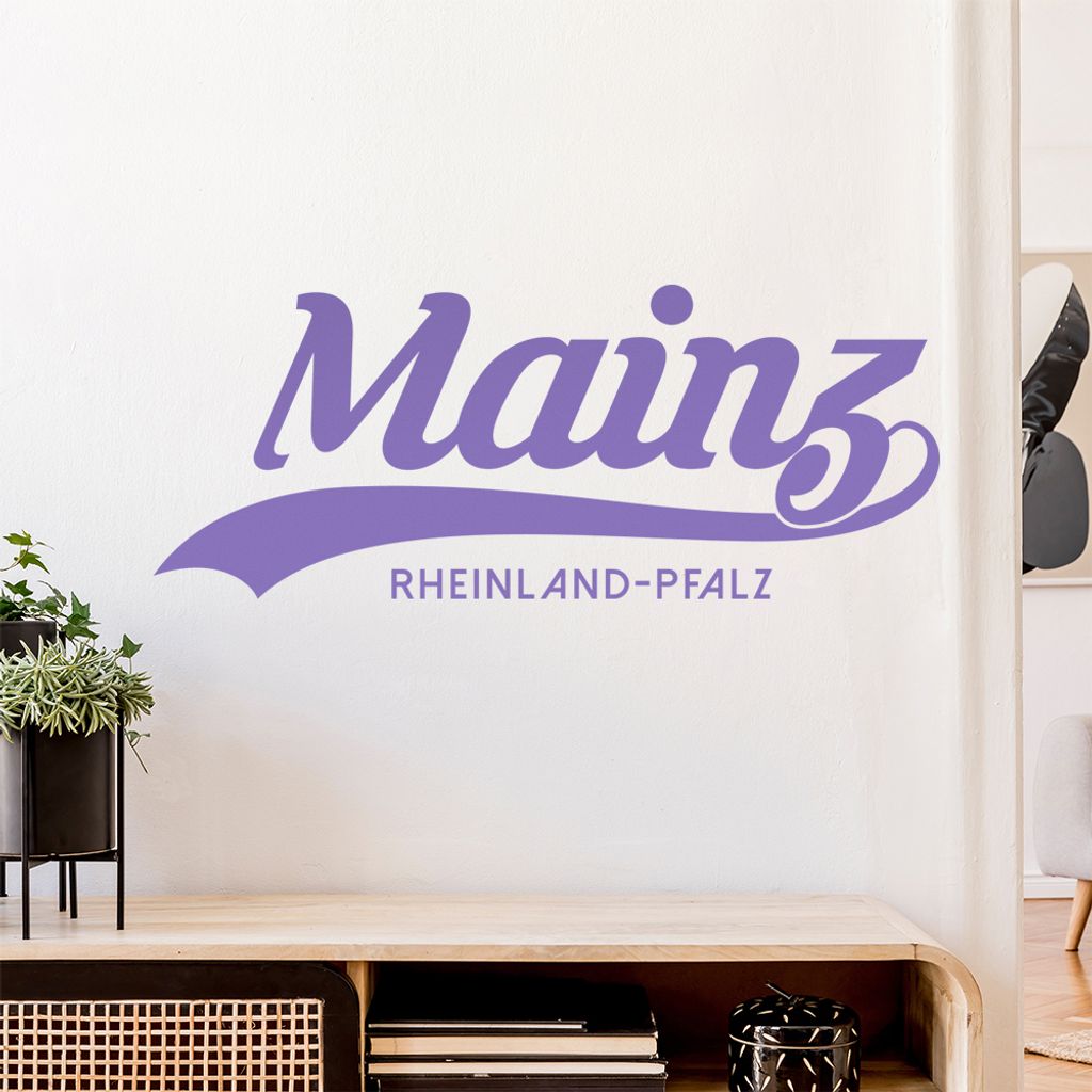 Mainz Rheinland-Pfalz Wandtattoo Wandaufkleber Wall Sticker - Dekoration, Küche, Wohnzimmer, Schlafzimmer, Badezimmer