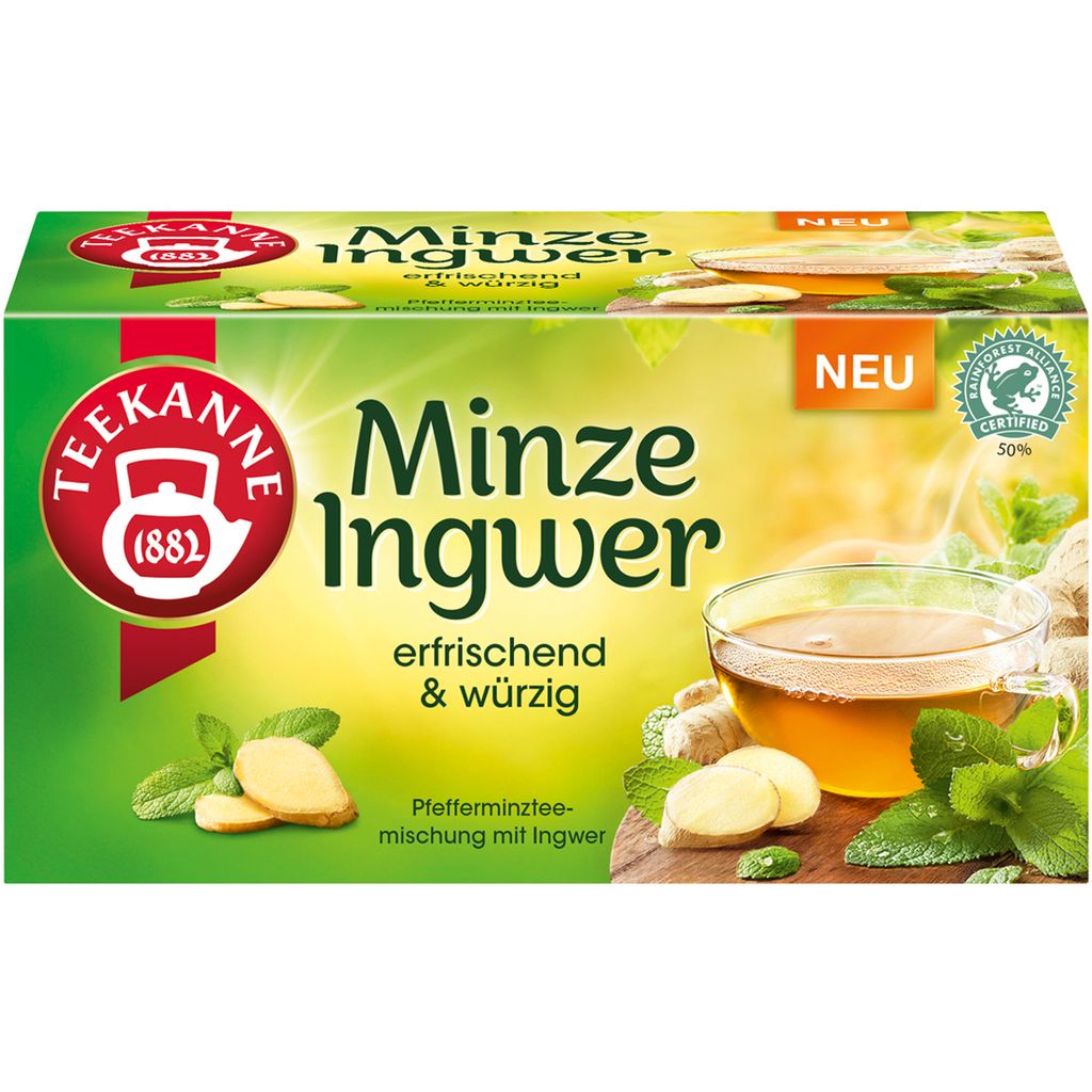 Čajová kanvica Mäta Zázvor Bylinná čajová zmes Osviežujúci Obrázok produktu 