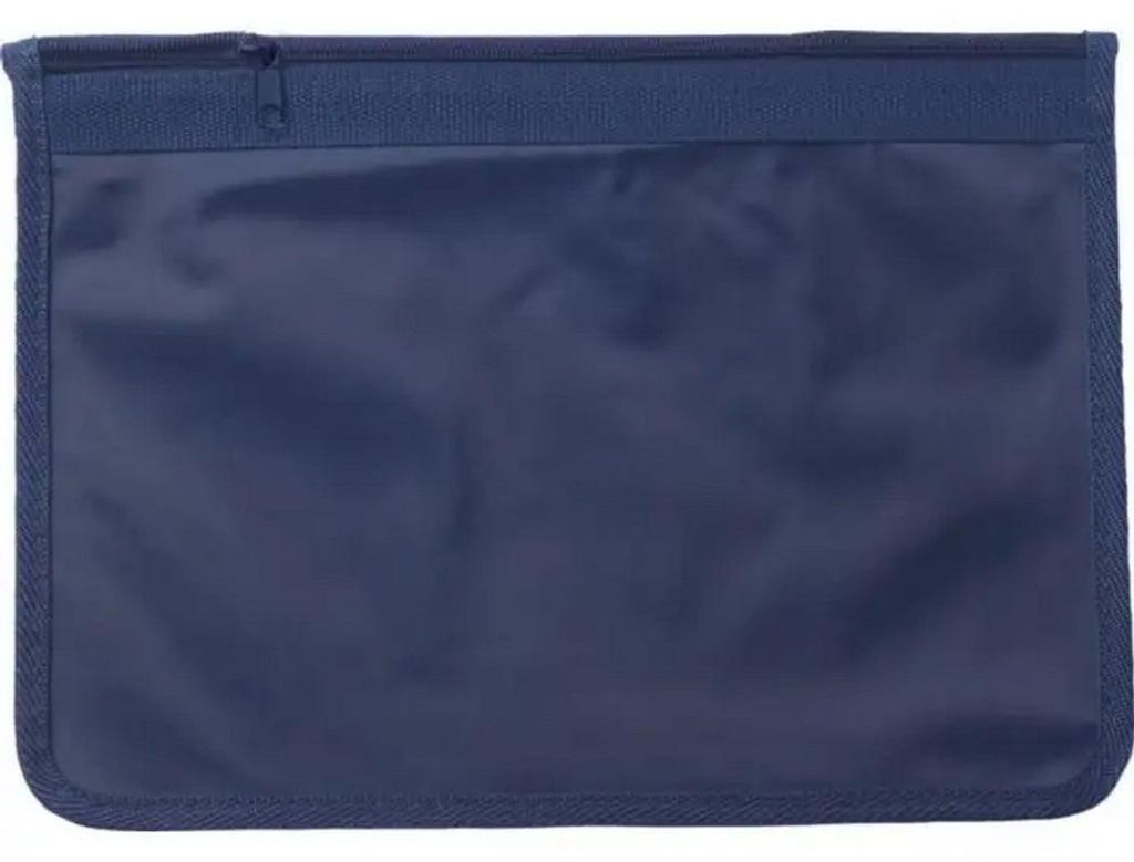 L-Merch - "Allegro" Dokumententasche mit Reißverschluss LT4330 (35 cm x 26,3 cm x 0,2 cm) (Marine)