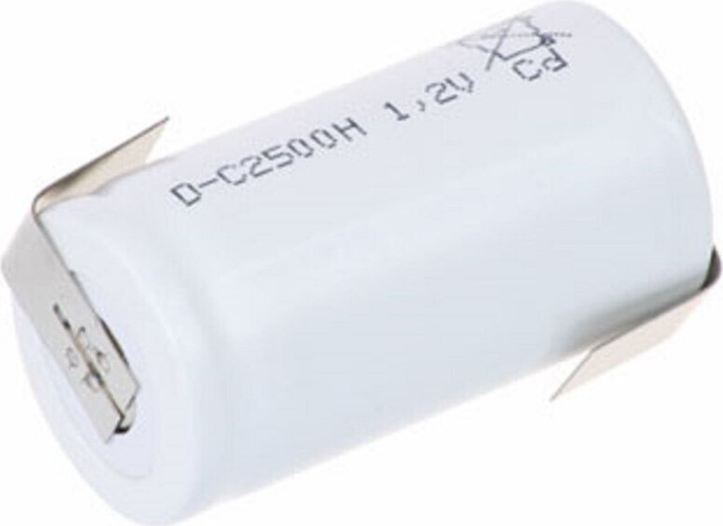 Mexcel Akku C Baby Ni-Cd 1,2V / 2500mAh Hochtemperatur mit Lötfahne Z