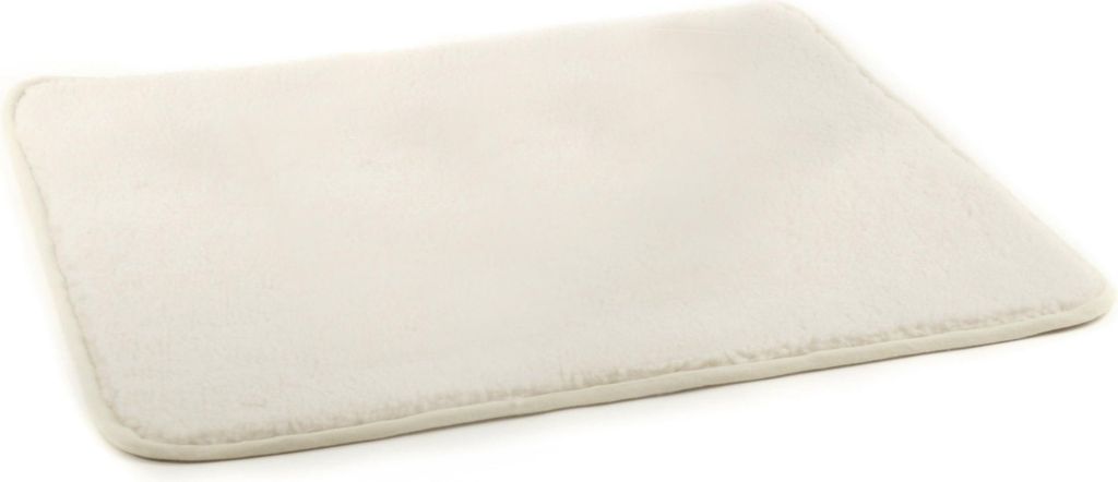 Yogistar Yogamatte Futon Schurwolle Unterlage umsäumt 100 x 100 cm