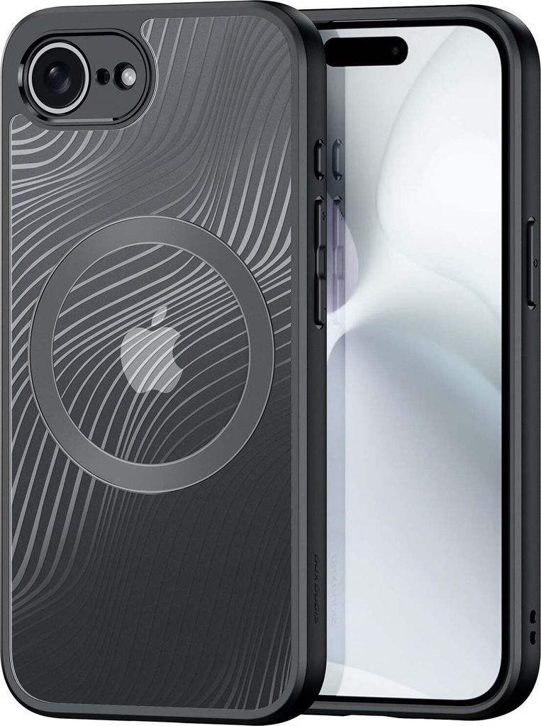 Dux Ducis Aimo Mag Cover mit MagSafe für iPhone 16e Schwarz