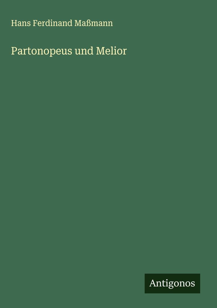 Partonopeus und Melior