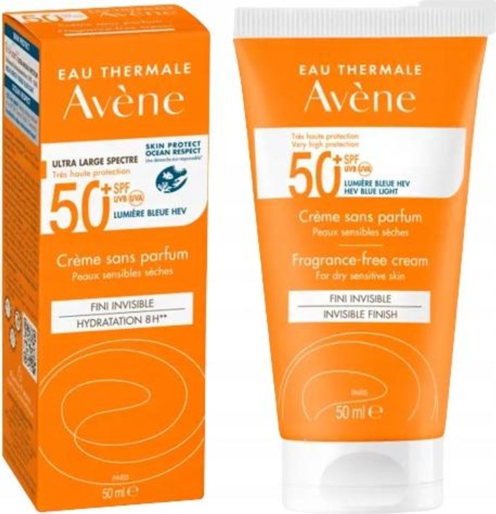 AVENE parfümfreier Sonnenschutz LSF 50, 50 ml Produktbild 