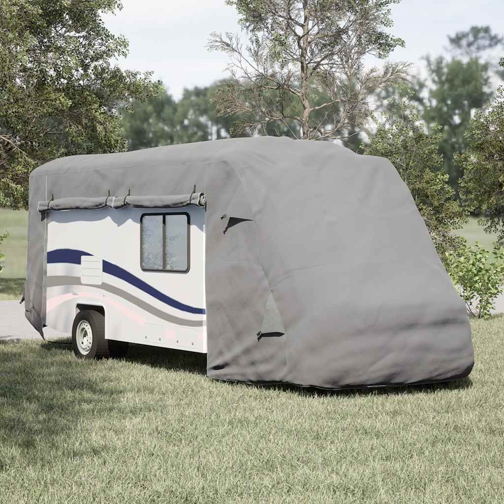 Eleganten-Stil Schutzhülle für Wohnmobil Grau 730x235x275 cm Vliesstoff - Wohnwagen-Zubehör Hommie1156237 1parcel