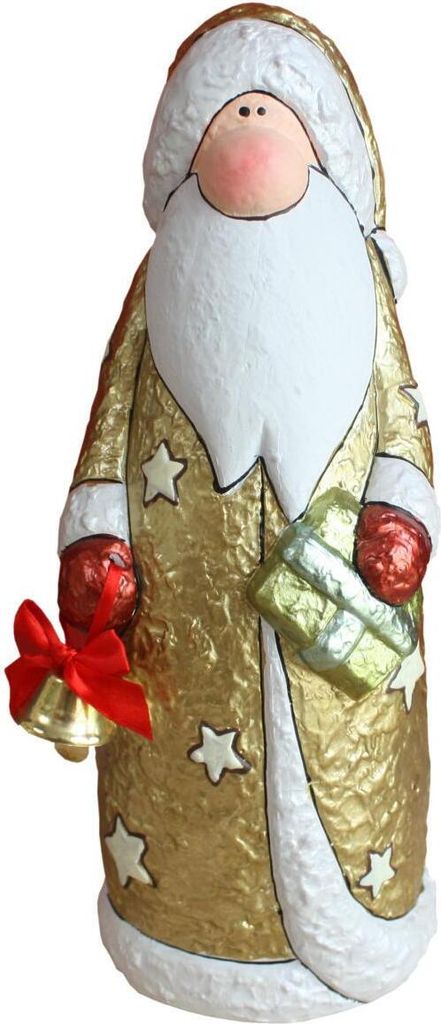 Casablanca Nikolaus Santa Georg goldfarben H29cm