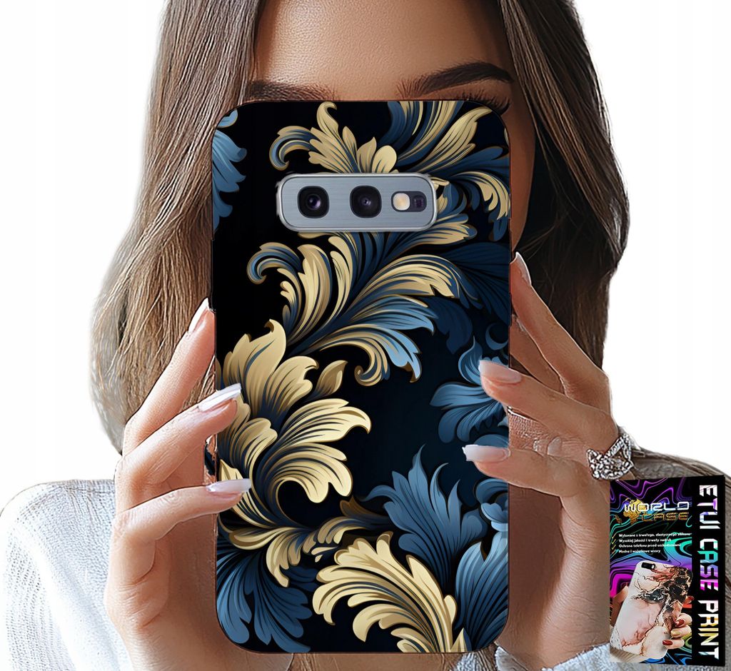 Fall Für Samsung Galaxy S10E - Elegantes Gold Modische Designs Fall