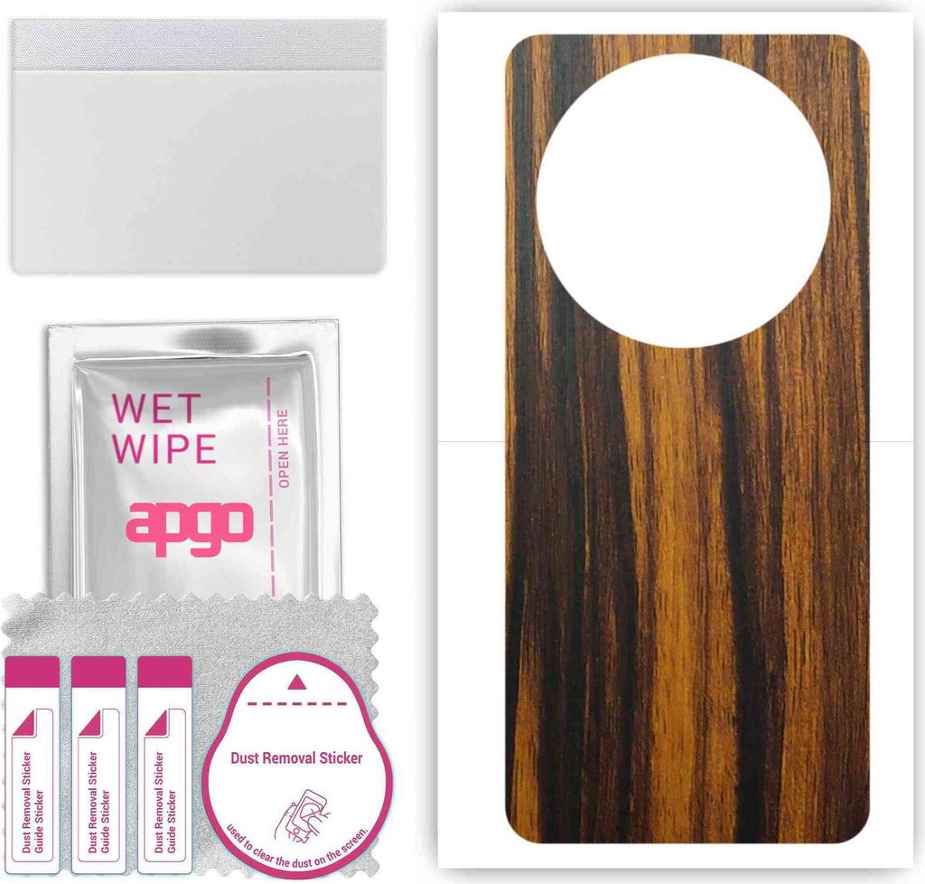 apgo Rückseite Schutzfolie, Skin, kompatibel mit Wiko Hi Enjoy 70 Pro 5G, Hinten Displayschutzfolie aus Vinylfolie, kratzfest, einfache Montage - ...