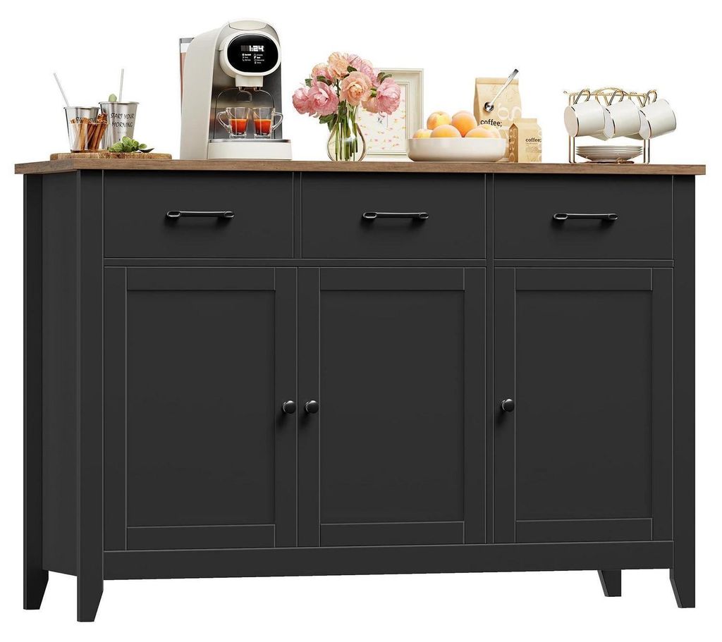 Sideboard mit Arbeitsplatte, 3 Schubladen, 3 Türen, 1 Produktbild 