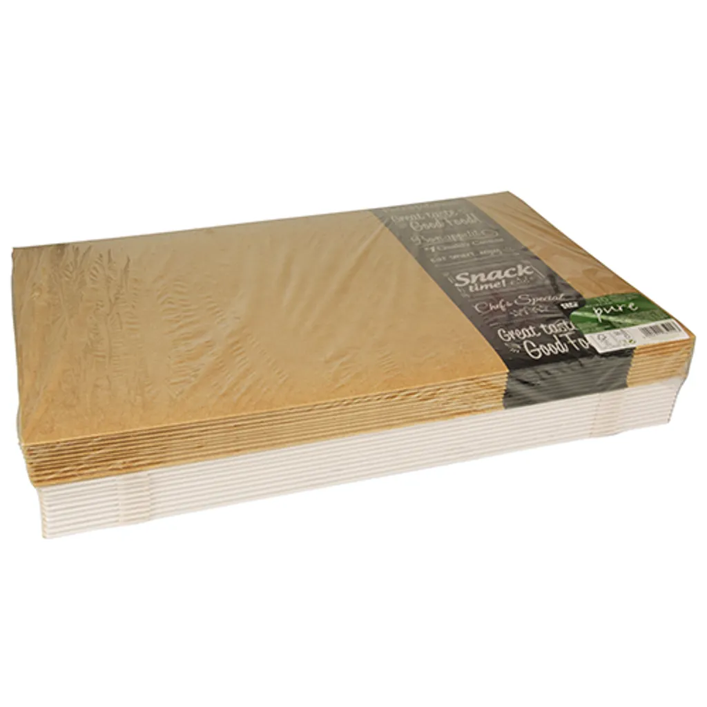 Plateaux restauration Papstar Good Food 8x37x55cm rigides et larges