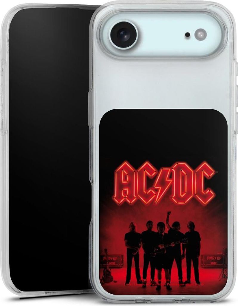 DeinDesign Handyhülle für Apple iPhone Air Silikon Hülle Case Smartphone Schutzhülle ACDC Band Offizielles Lizenzprodukt