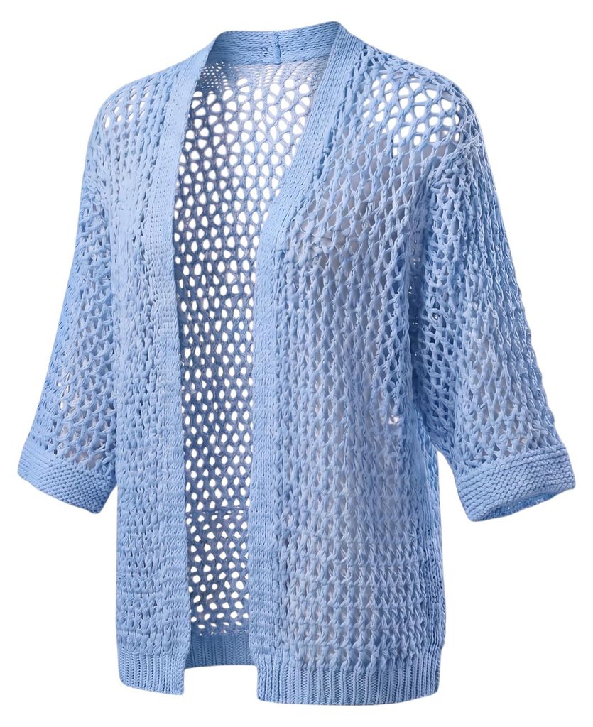 Cardigan OriginalYou Strickjacke Häkelmuster Sommerjacke 40 42 44 für Damen