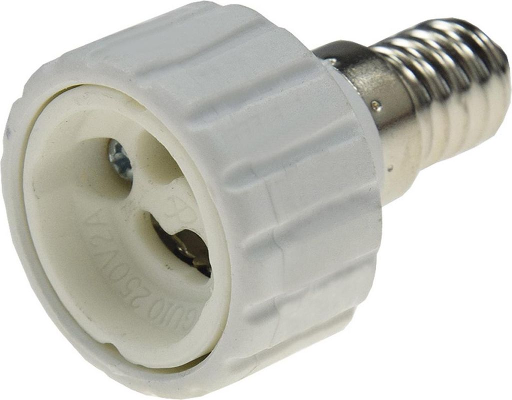 ChiliTec Lampensockel-Adapter, Keramik E14 auf GU10 Produktbild 